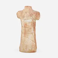 Daniel Rhodes, Untitled, c. 1980, hand-built wood-fired stoneware