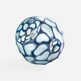 Zoe Woods, Faviidae II, 2020, wheel-carved, blown glass