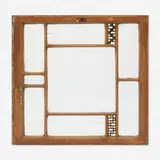 Frank Lloyd Wright, window from the Imperial Hotel, Tokyo, 1912-23, glass, lead, painted wood