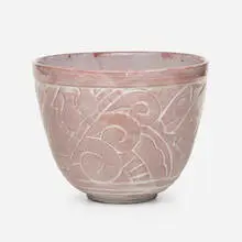 Charles Harder, The Potter bowl, 1930, carved and glazed earthenware