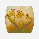 Daum, vase with orchids