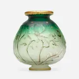 Daum, Early vase with poppies