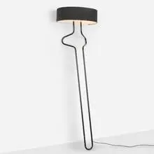 Gauthier Poulain, Sunshade floor lamp, 2008, enameled steel, acrylic