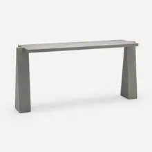 Angelo Mangiarotti, Inca console, 1978, sand-blasted pietra serena sandstone