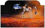 Dharbinder Singh Bamrah, From Out of the Darkness and into the Light, oil on panel