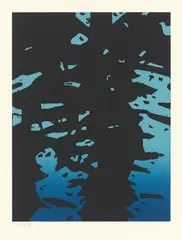 Large Reflection by Alex Katz, 2011, Farbaquatinta und Heliogravüre auf Somerset-Velin, sold Dec 2016