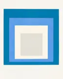 Aus: „Hommage au Carré by Josef Albers, 1964, Farbserigraphie auf einem gefalteten Bogen Papier, sold Jun 2017