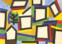 Johannes Itten, Ohne Titel. (Vor) 1957, Aquarell und Deckfarben auf Papier