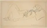 Rudolf Schlichter, Liegende Speedy