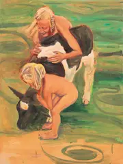 Anton Henning, SPIEL N. 2, 2001, Öl auf Leinwand