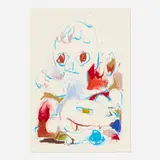 Roby Dwi Antono, The Boxer, 2022, oil pastel on paper