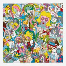 B., Fool's Tax, 2015, acrylic on canvas