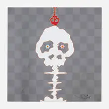 Takashi Murakami, Dokuro (Silver), 2000, offset lithograph in colors