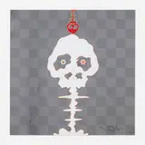 Takashi Murakami, Dokuro (Silver), 2000, offset lithograph in colors