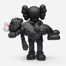 Kaws, Gone (Black), 2019, painted cast vinyl