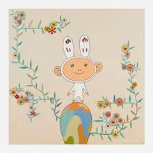 Takashi Murakami, Kaikai with Moss, 2004, offset lithograph in colors