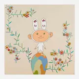 Takashi Murakami, Kaikai with Moss, 2004, offset lithograph in colors