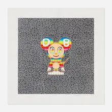 Takashi Murakami, DOB (Rainbow), 2020, screenprint in colors