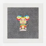 Takashi Murakami, DOB (Rainbow), 2020, screenprint in colors