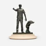 Kaws, Partners, 2011, painted cast vinyl