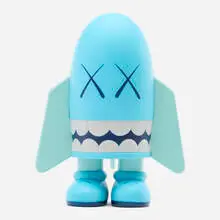 Kaws, Blitz (Blue) and original drawing, 2004, painted cast vinyl