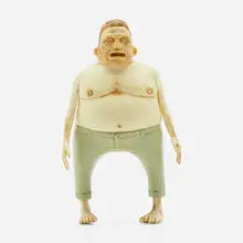 Barry McGee, Tokion Toy Neo Graffiti Project 3D, 1999, painted cast vinyl