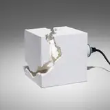 Snarkitecture, Cast Light, 2011, LED light bulb, white gypsum cement