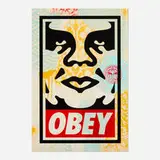 Shepard Fairey and Ernesto Yerena Montejano, Obey Icon, 2023, screenprint in colors on Coventry Rag, HPM