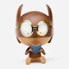 Edgar Plans, Juanín, 2021, walnut, beech, bronze, crystal