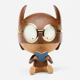 Edgar Plans, Juanín, 2021, walnut, beech, bronze, crystal