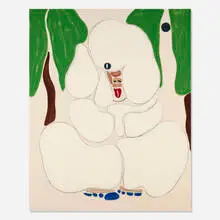 Susumu Kamijo, Untitled, 2021, Flashe on canvas