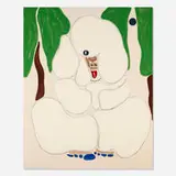 Susumu Kamijo, Untitled, 2021, Flashe on canvas