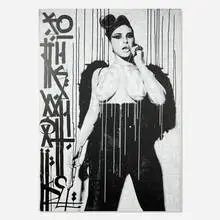 RETNA, Got Paint?, 2010, mixed media on wood