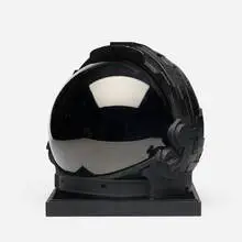 Michael Kagan, A7L Helmet (Black), 2021, bronze, glass