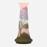 Émile Gallé, vase with hydrangea