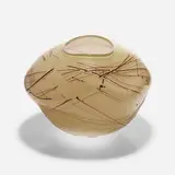 Early Tabac Basket by Dale Chihuly, 1978, hand-blown glass, sold May 2020