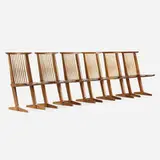 George Nakashima, Conoid chairs, set of six