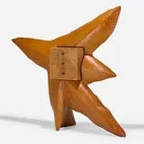 Wendell Castle, Star Bright, 1995, polychromed and lacquered jelutong, elm burl, ebonized wood