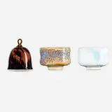 Brother Thomas Bezanson, bell and tea bowls, set of two