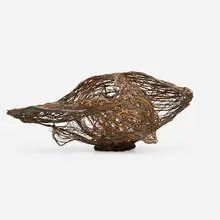 Nagakura Kenichi, Bird II, 1999, Madake, mixed media