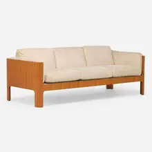 Isamu Kenmochi, Sofa, 1967, teak, upholstery