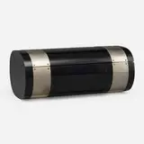 Gabriella Crespi, Lidded box, c. 1975, acrylic, silver-plated brass