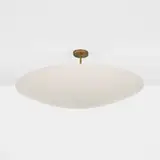Lisa Johansson-Pape, Ceiling lamp, c. 1955, enameled steel, brass