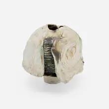 Untitled (Vessel) by Ruth Duckworth, c. 1965, glazed porcelain, sold Oct 2024