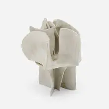 Untitled (Sculpture) by Ruth Duckworth, c. 1980, glazed porcelain, sold Oct 2024