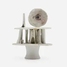 Untitled (Sculpture) by Ruth Duckworth, c. 1975, glazed porcelain, sold Oct 2024
