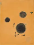 Rosemarie Trockel, Ohne Titel, 1984, Filzstift, Aquarell und Deckweiß auf Papier (aus einem Skizzenblock)