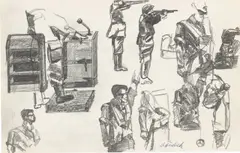 Eugen Schönebeck, Ohne Titel, 1974, Bleistift auf Papier