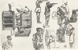 Eugen Schönebeck, Ohne Titel, 1974, Bleistift auf Papier