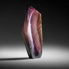Standing Stone by William Morris, 1982, blown glass, sold May 2020